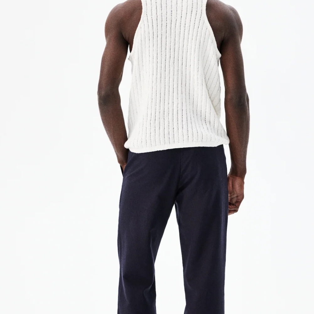 Navy Drawstring Pants - Picture 8 of 8